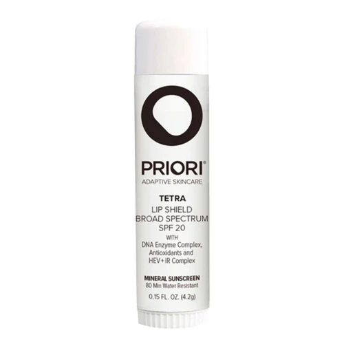 Priori Tetra Lip Shield Broad Spectrum SPF 20 1 Priori Tetra Lip Shield Broad Spectrum SPF 20